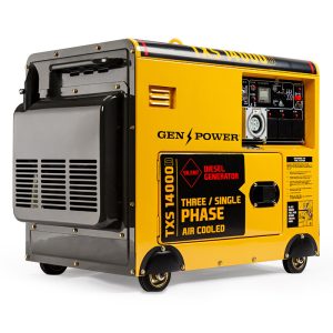 GENPOWER Diesel Generator 3 Three Single Phase Max 7kW Rated 5kW