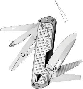 LEATHERMAN - FREE T4 Multitool and EDC Pocket Knife with Magnetic Locking