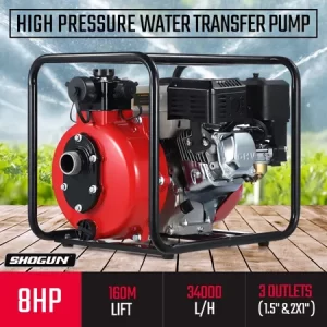New 8HP OHV High Pressure Water Transfer Pump Fire
