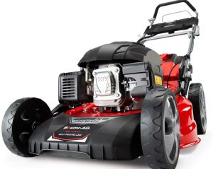 lawn mower with an electric start