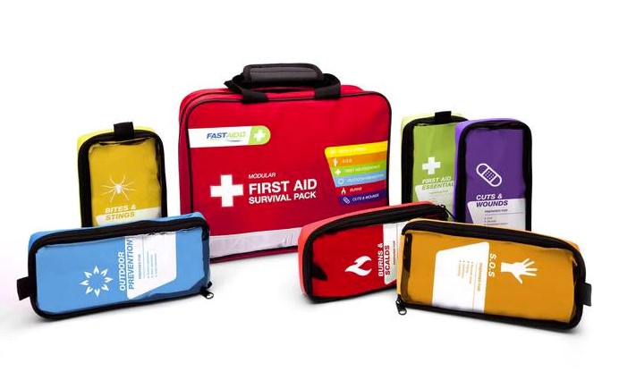 FastAid E-Series Modular Survival Pack First Aid Kit.