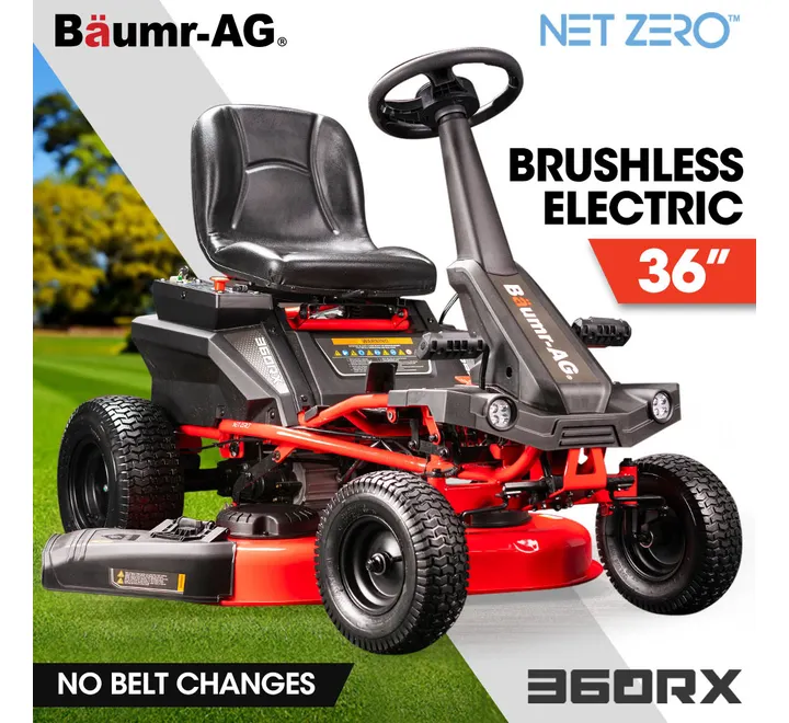 Electric Ride-On Lawn Mower | Efficient and Eco-Friendly